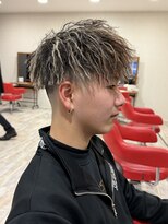 ハピネス(happiness)&nbsp;パイルツイスト金メッシュフェード