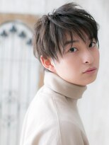 メンズヘア ビーセカンド 草加店(MENS HAIR B-2)&nbsp;カジュアルくせ毛風ニュアンスデザイン束感メンズショートa草加
