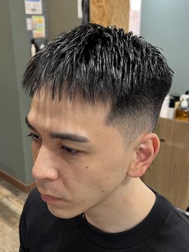 スタンドバーバー 柏(STAND BARBER) リバースセンターパート/ニュアンスパーマ/ダウンバング/柏