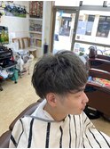 ブリーチカラー、オリーブアッシュ