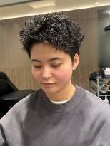 ウーズ ハラジュク(Ooze.HARAJUKU)&nbsp;ハッシュカットグレージュデザインカラーツートーンカラー原宿