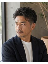 MEN's Baguz MEN'Sカット/ MEN'Sパーマ/ MEN'Sカラー 大人メンズ毛流れウェーブパーマ