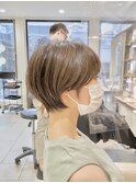 大人可愛いマッシュショート