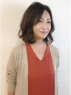 リコ(LIKO) 大人のやわらかウェーブミディ☆デジタルパーマ/白髪染め