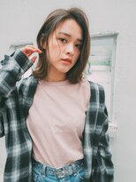 ビレッツ(Belet's hair) 【Belet's中野】　アッシュベージュミディスタイル