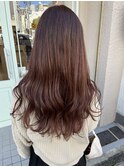 ◎ピンクベージュカラーのロングスタイル◎