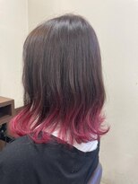 シファ(sifa)&nbsp;裾カラーピンクレッド