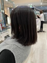 クオーター(QUARTER) ヘアドネーションボブ黒髪シンプルヘア