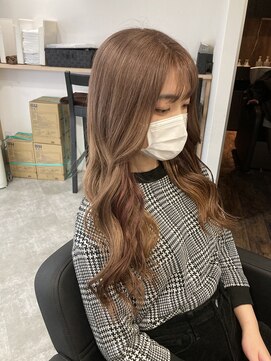 ラフ 難波店(LAFF) #黒髪#ボブルフ#ネビージュ#小顔#ワンレン