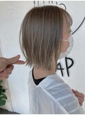 TAP(タップ）金沢　グレージュカラー×外ハネボブ