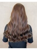 20代30代透明感カラー★ハイライトミルクティベージュ