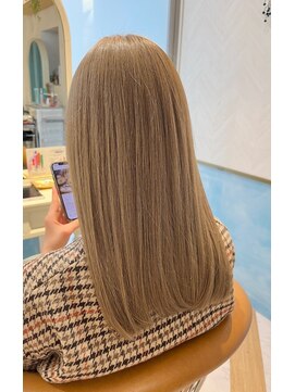 ロンドルーチェ 心斎橋(Lond luce) 美髪のススメ×ピンクブラウン［髪質改善/縮毛矯正］