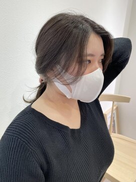 ヨーク(YOKE) 【 YOKE 】顔周りレイヤーサイドバングミストバング韓国