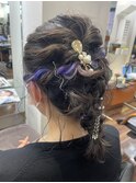【ヘアセット】ミディアムセット/編み込み/ヘアアレンジ