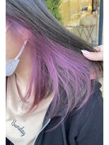 マカロンコワフュールドウシワカマル(macaron coiffure de ushiwakamaru)&nbsp;インナーカラー