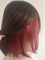 ヘアサロン リュッカ(Lycka)&nbsp;【Ｌｙｃｋａ】　インナーカラー☆レッド