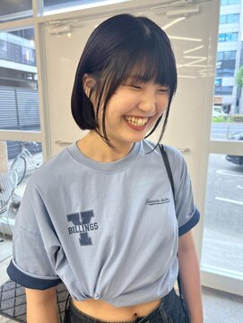 クリアーオブヘアー 池下店(clear OF HAIR) ぷつっとボブ/ダークパープル