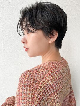 ガーランドツー(Garland 2F) 大人かわいいハンサムショート毛流れセンターパートクビレイヤー