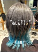 実はブリーチカラーも得意なんです☆