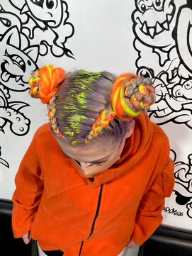 トリックストア(TRICK STORE) 【心斎橋】【個性的】ハロウィン★コーンロウセット