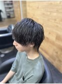 波巻きパーマ/波巻きスパイラルパーマ/ツイスト/眉毛