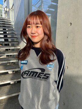 ローウェ 表参道(Louwe) オレンジカラー／レイヤーカット