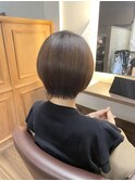 【美髪style】シルエットが美しいショートボブ