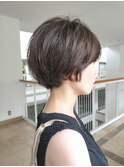 丸みショートボブ/ショートカット/ショートヘア/20代/30代/40代