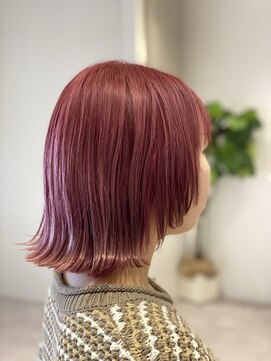 アグ ヘアー クレール 延時店(Agu hair Clair) ピンクで個性的に♪