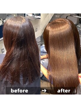 サンティエ 都通店(scintiller) 【髪質改善】髪を傷めずダメージレス弱酸性縮毛矯正