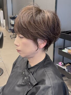 ハルキ ミナト ジャパン オオサカ(HARUKI MINATO japan OSAKA) 30代40代50代小顔似合わせカットくびレイヤーエモージュ大人可愛