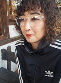 誰とも被らないパーマでおしゃん