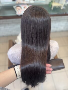 ヘア ルミナス バイ フォルテ(HAIR LUMINAS by FORTE) ニュアンスカラー/グレージュ/レイヤーカット/オリーブベージュ