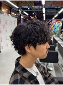 メンズカットパーマ/ニュアンスパーマ/フェザーパーマ[北千住]