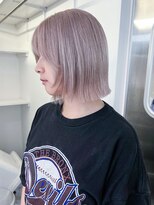 シオン(shion) ボブショートブリーチハイトーンミディアム_ba540641