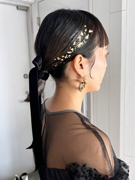 アルバム 池袋(ALBUM) 前髪カット韓国ヘア顔周りレイヤーロング_F20702