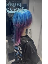 ポプルス(popls)&nbsp;ウルフカット/中性ウルフ/ロングウルフ/デザインウルフ