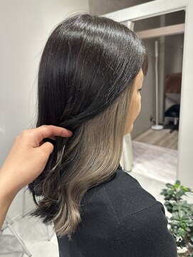 プライズ 成増店(prize) インナーカラーグレージュ/ベージュダブルカラー成増