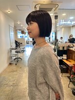 ヘアーブレイス(hair brace) 千葉駅/着物ヘア/大人ガーリー/ダークアッシュ/似合わせカット