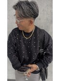 CITYBEACHシルバーメッシュスキンフェードセンターパート