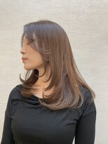 シュガーアウラ バイ エクラート 立川北口店(SUGAR aura byECLART)&nbsp;レイヤー×ベージュブラウン
