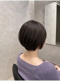 20代30代ショートボブ×ダークブラウン