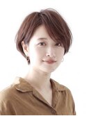 ひし形ショートボブ/大人ショートヘア/40代/50代/60代/表参道