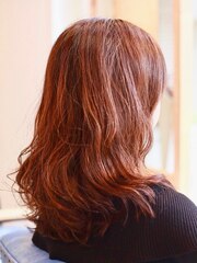 【赤羽リビーチ】 柔らかなミディアムヘアのデジタルパーマ　