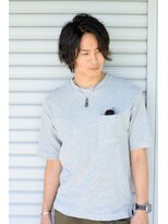 サロン(SALON) 【SALON】センターパート×ウェーブパーマ 青木晃平