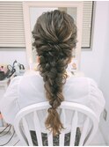 ロングヘアーの方の編み下ろし