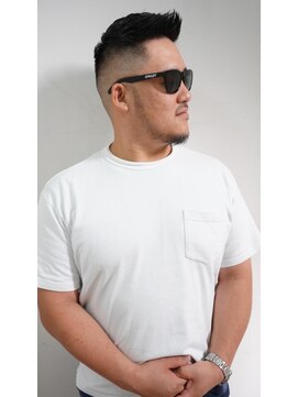 ワンワンオー バーバーショップ 博多店(@110 BARBER SHOP) クロップアップバング