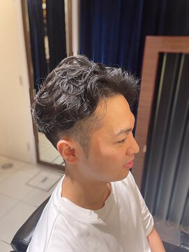 エヌドットバーバー ギンザ(N.BARBER GINZA) 七三分け/ツーブロックパーマ/ビジネスパーマ