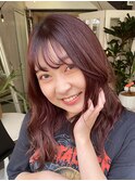 モテ髪ピンクブラウンカ