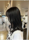 暗髪グレージュ(^^)